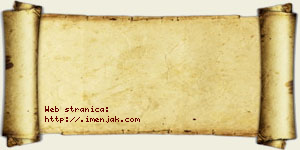 Rafailo Adamović vizit kartica